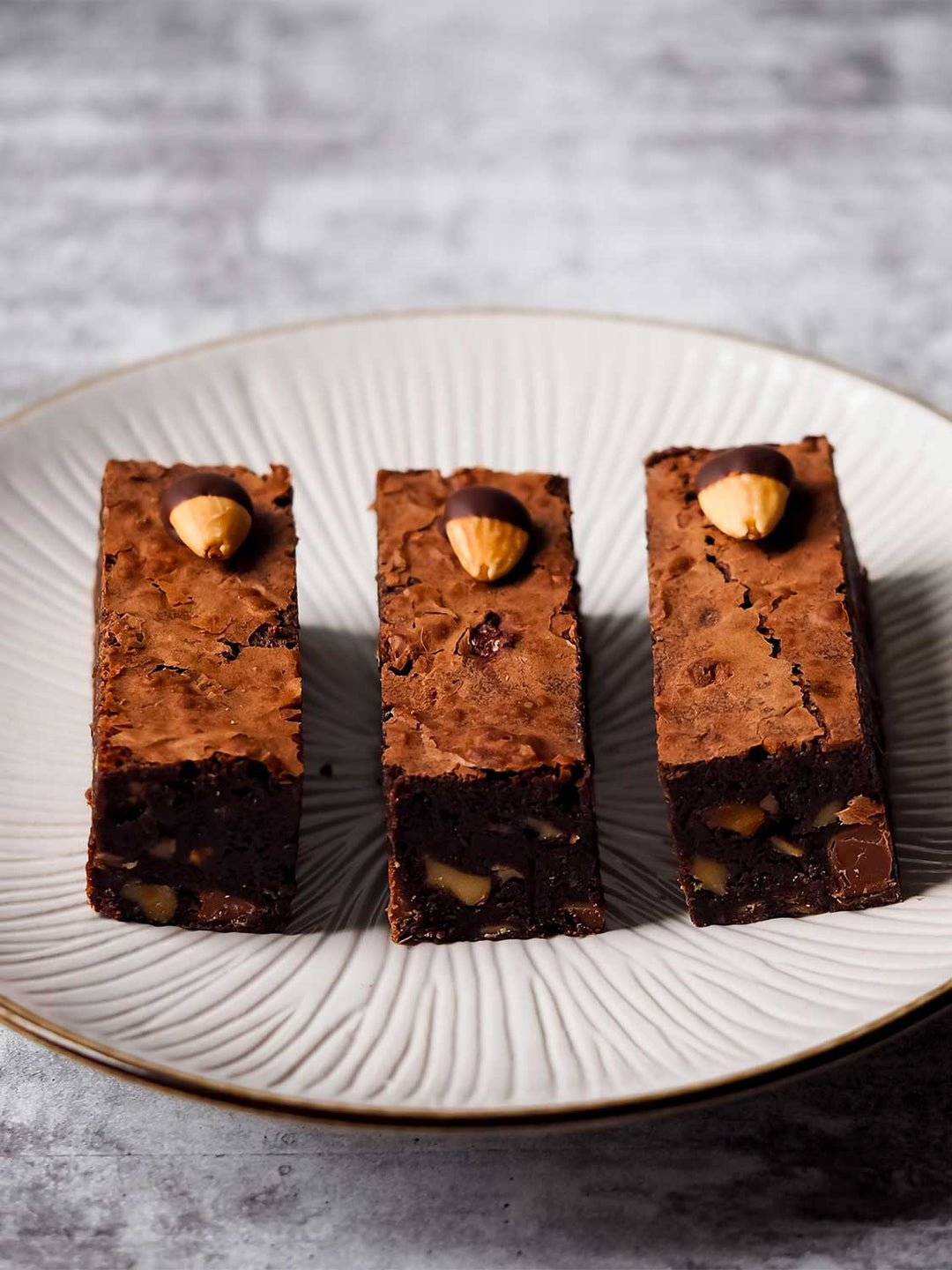 Bad Boy Brownie 100% Gluten Free Dessert Bar Slices Chocolate Chunk Roasted Almonds Best Chocolate Brownie Melbourne Next Day Delivery Best Desserts Best Gluten Free Desserts Melbourne