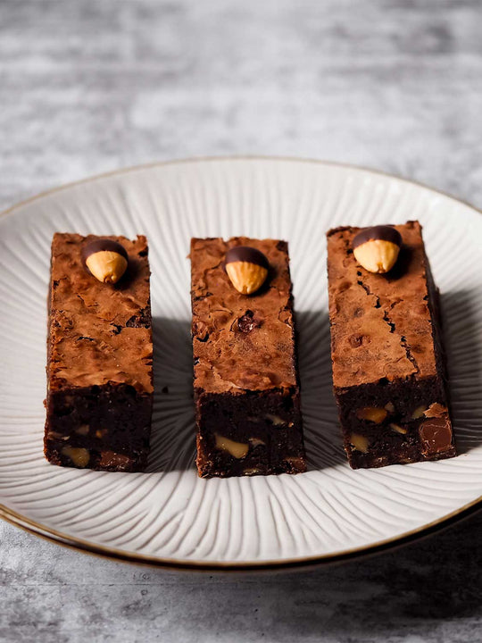 Bad Boy Brownie 100% Gluten Free Dessert Bar Slices Chocolate Chunk Roasted Almonds Best Chocolate Brownie Melbourne Next Day Delivery Best Desserts Best Gluten Free Desserts Melbourne