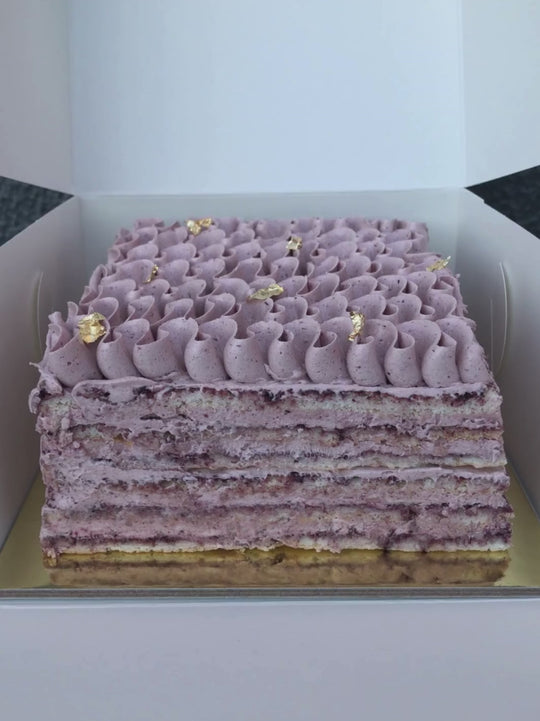 Mother's Day Gluten Free Cake 'The Queen' Coconut and Blackberry 18 Layer Cake 100% Gluten Free Cake