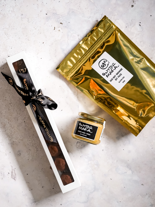 The Melbourne Truffle Gift Hamper 100% Gluten Free Click & Collect Northcote Dessert Shop Melbourne Wide Next Day Delivery Dedicated Gluten Free Kitchen Coeliac Safe Gluten Free Gift Hamper Dessert Box