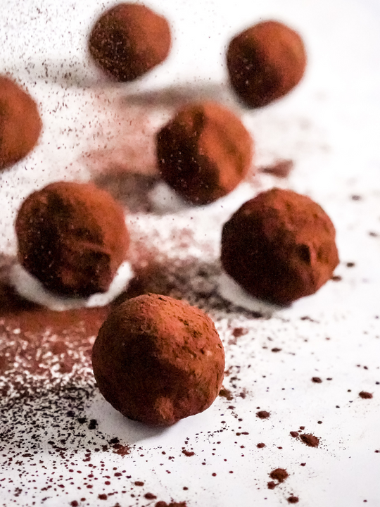 The Melbourne Truffle Gift Box 100% Gluten Free Chocolate Dessert Truffle Gift Box Dessert Hamper Coeliac Gift Gluten Free Dessert Delivery Northcote Bakery Click and Collect Melbourne Delivery Regional Melbourne Refrigerated Delivery