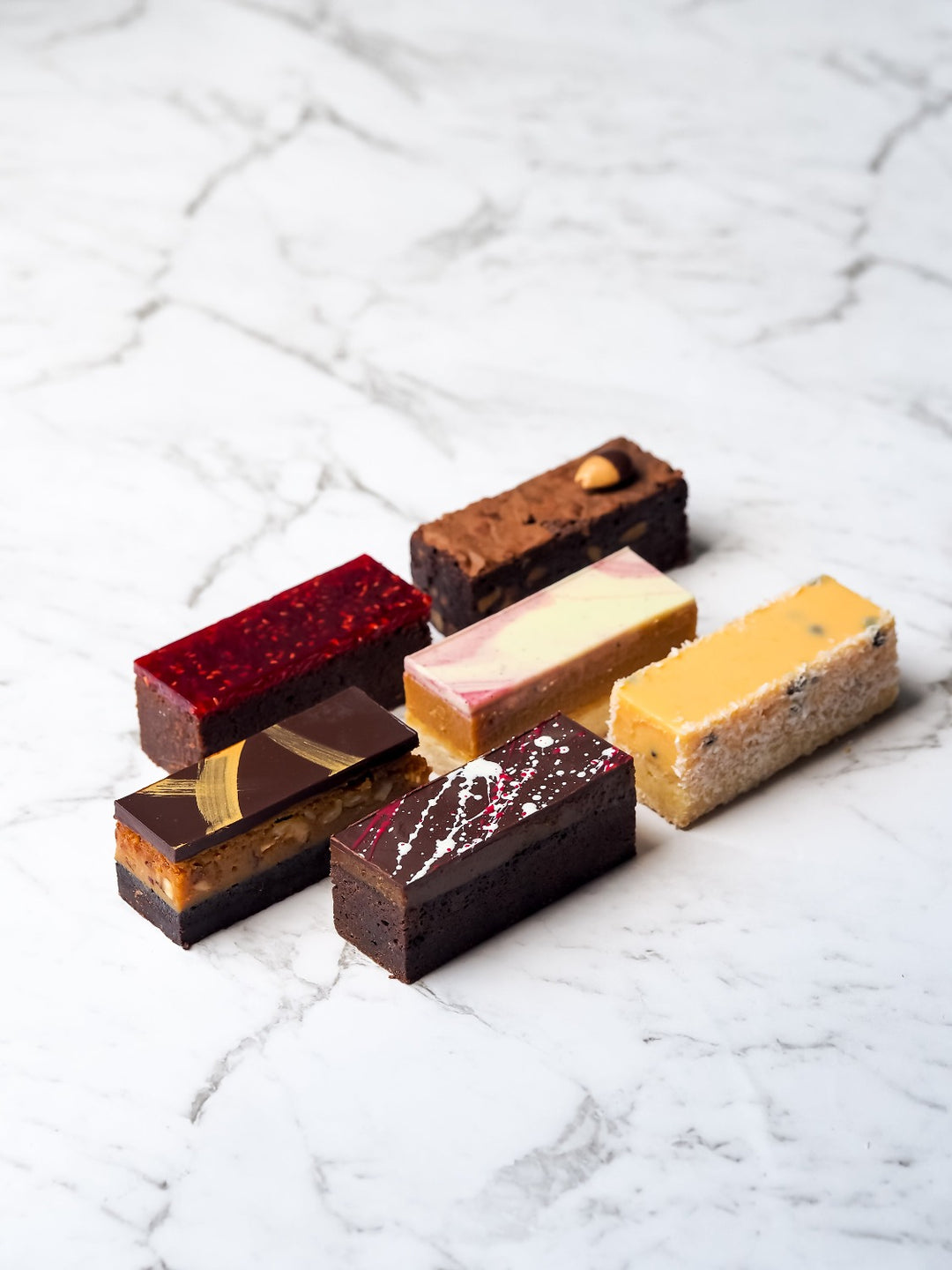 Mob Box Assorted Dessert Bars 6 Pack 100% Gluten Free Melbourne Dessert Delivery Northcote Dessert Shop Regional Victoria Gluten Free Dessert Refrigerated Delivery