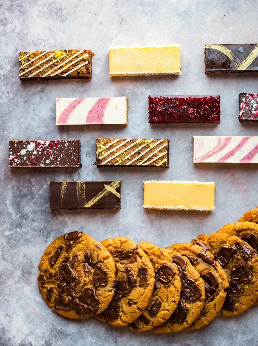 Mafia Family Gift Box 100% Gluten Free Coeliac Safe Assorted Dessert Bars and Cookies Click and Collect Northcote Free Local Delivery Melbourne Wide Holiday Treats Northcote Click and Collect 12 Assorted Dessert Bars and 10 Henchmen Cookies Gluten Free Bakery Northcote Best Gluten Free Desserts Victoria
