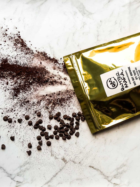 Bad Boy Brownie DIY Pack 100% Gluten Free Safe for Coeliacs Dedicated Gluten Free Facility Bake At Home Brownie Mix Shipping Australia Wide $10 Flat Rate Shipping Made in Australia Packaged in Melbourne