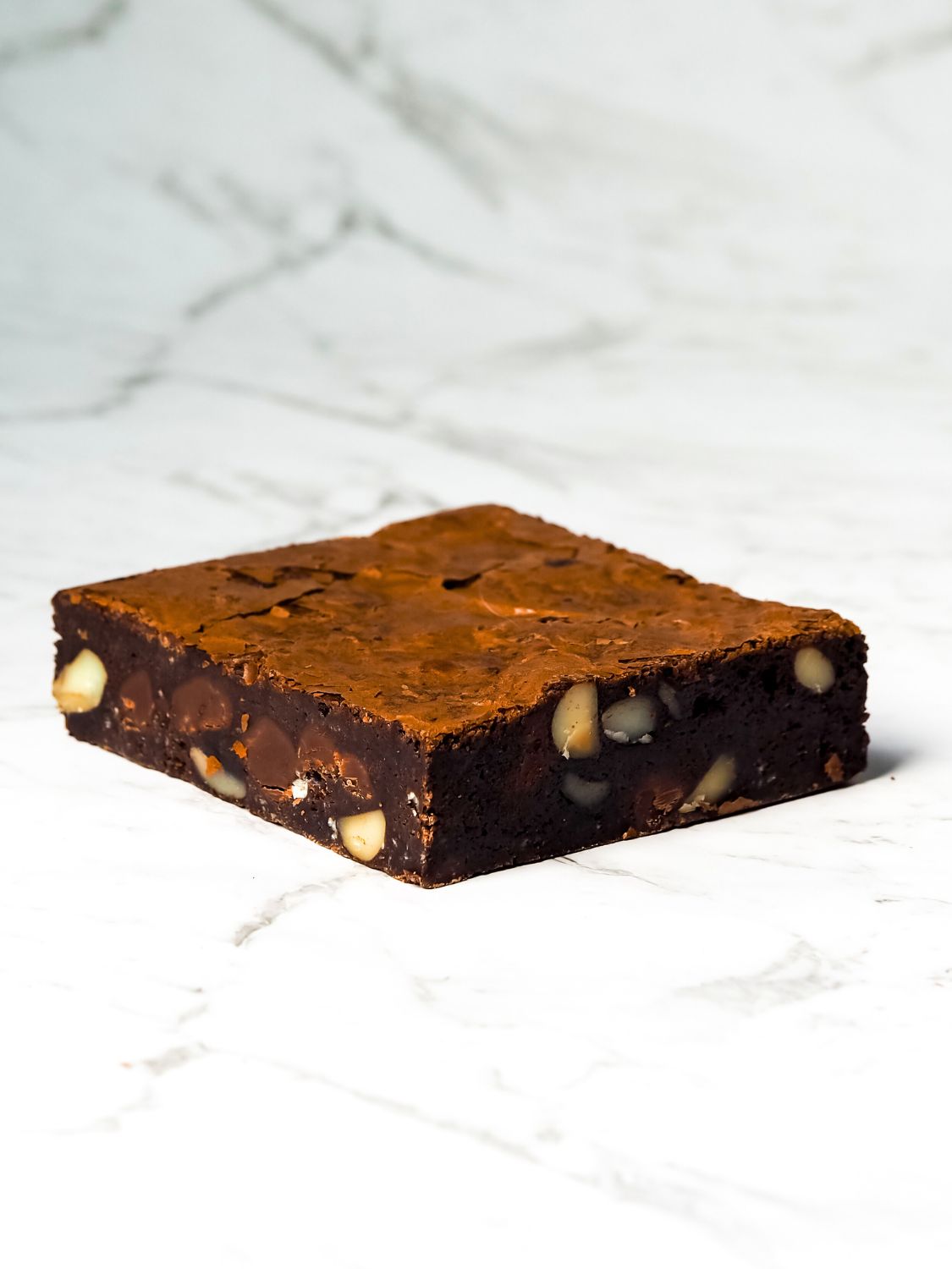 Chocolate Brownie Gluten Free Brownie Gluten Free Chocolate Brownie The Kingpin Brownie Block 100% Gluten Free Macadamia Dark Chocolate Brownie Best Gluten Free Brownie Melbourne Australia Wide Shipping Next Day Delivery Melbourne Safe for Coeliacs Dedicated Gluten Free Bakery