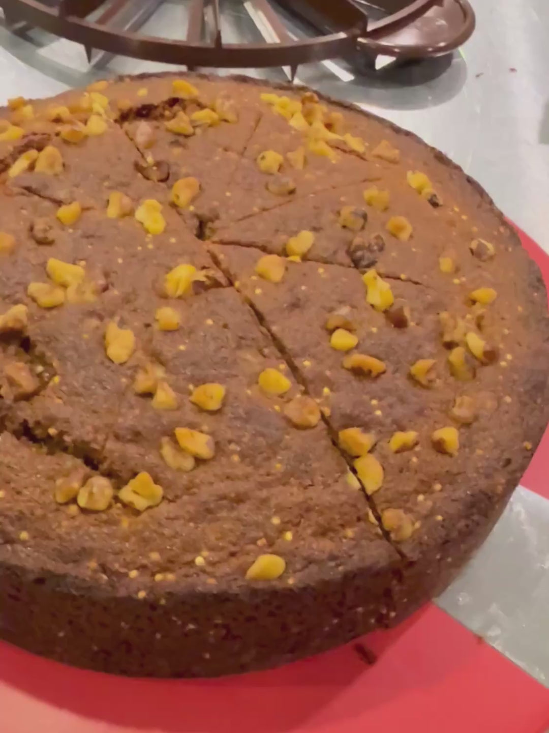 Banana Walnut Maple Cake