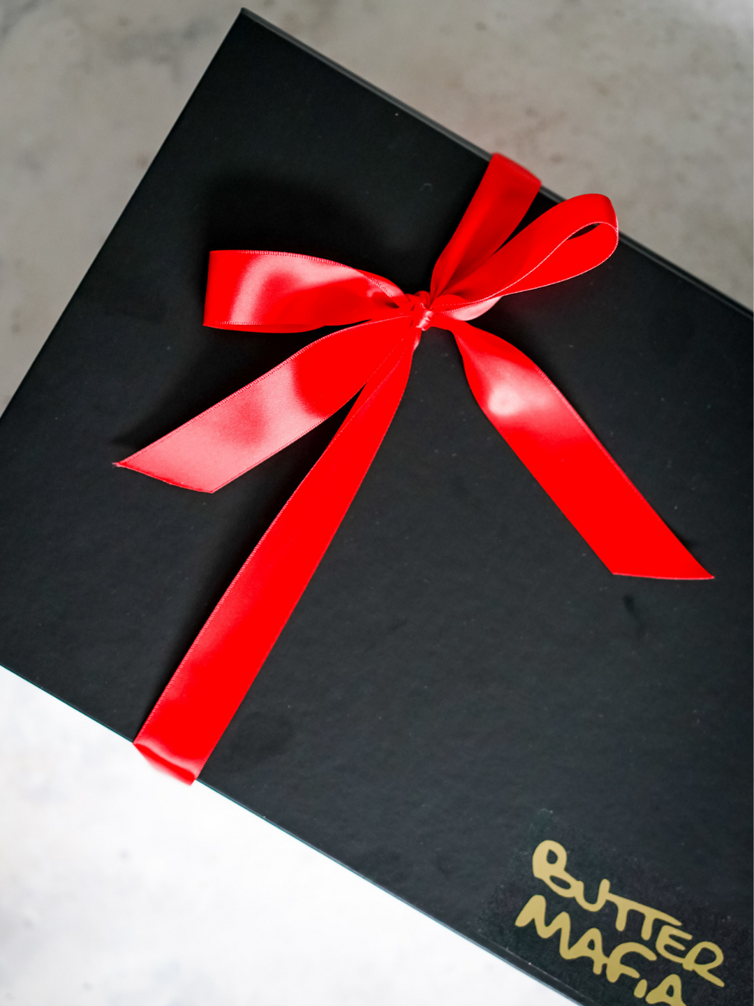 Luxury Hamper Box with Elegant Ribbon Gluten Free Desserts Hamper Gift Box