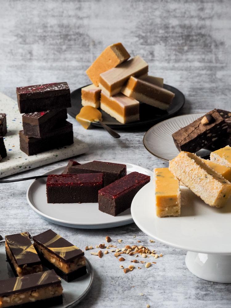 Assorted Dessert Bars 100% Gluten Free Safe for Coeliacs Home Delivery Next Business Day Delivery Melbourne Wide Delivery Gluten Free Bakery Best Gluten Free Desserts Melbourne